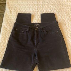 Banana Republic Skinny Fit Black Jeans-8p